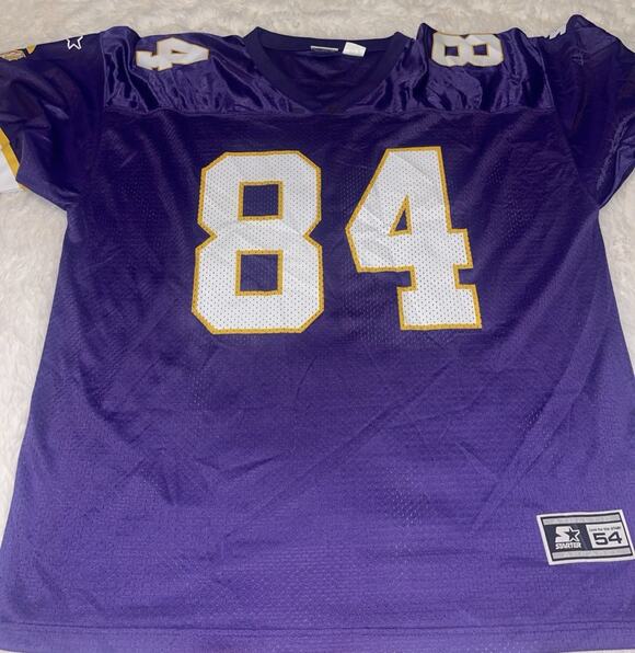 STARTER Other - MINNESOTA VIKINGS RANDY MOSS 1995 STARTER JERSEY #84 VINTAGE Size 54
